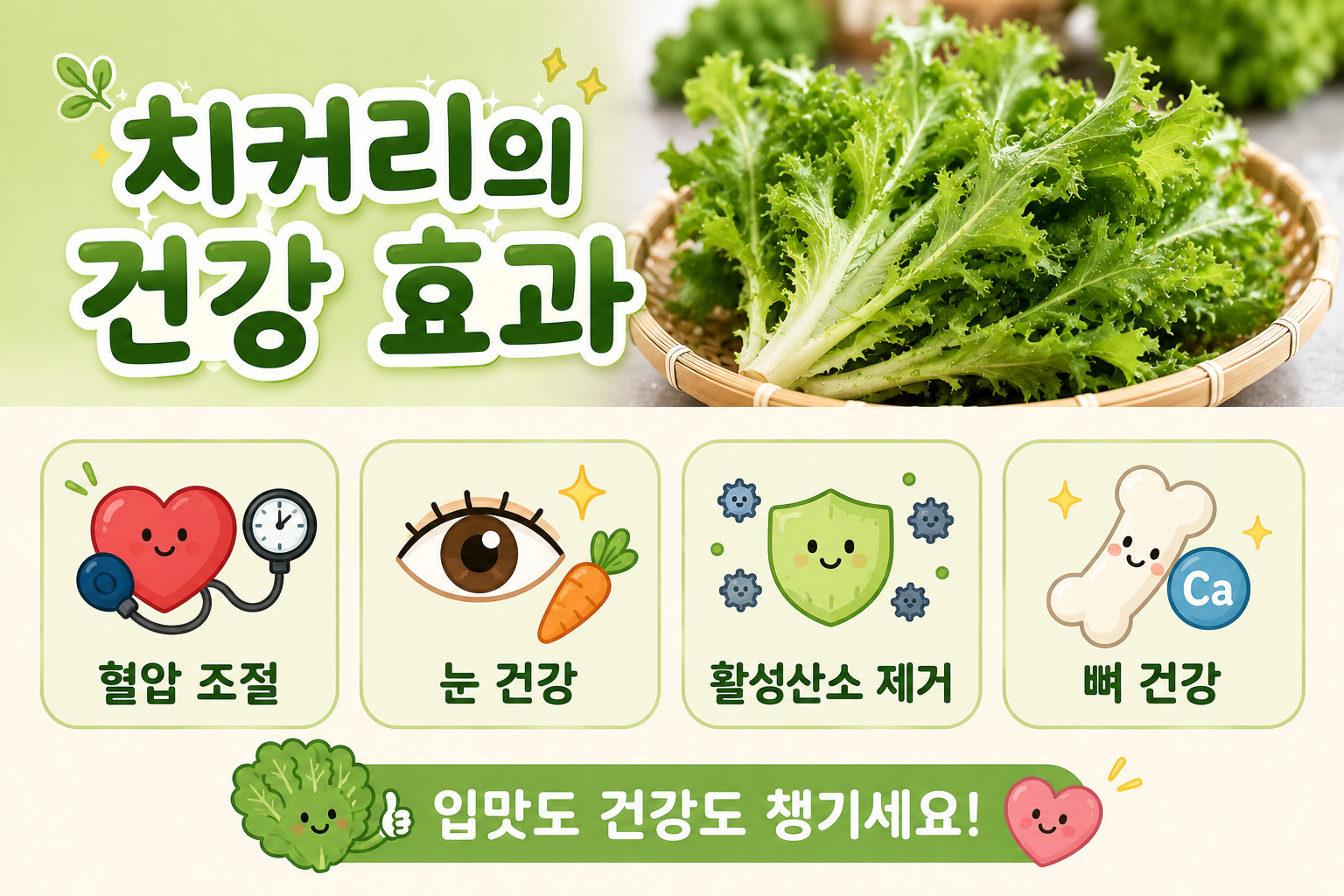 쌉싸름한 치커리 그냥 지나치지 마세요…혈압·눈·뼈 건강 돕는 효능 4가지