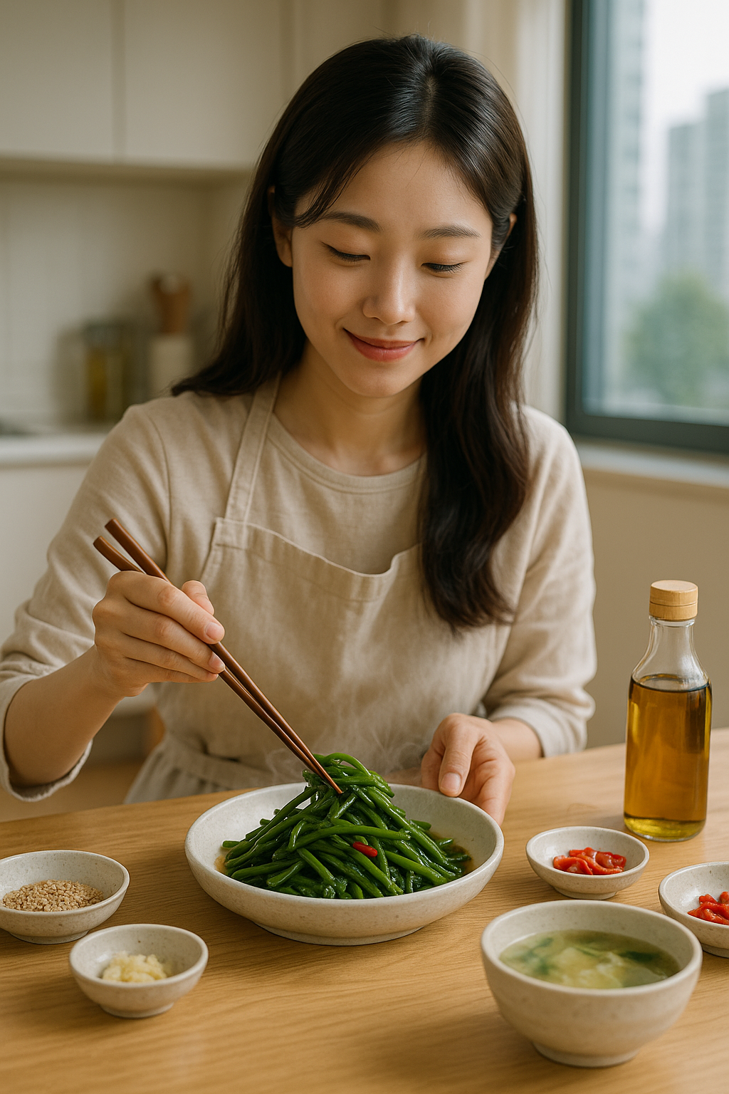 고구마줄기 효능·영양성분 총정리: 장건강·혈압·면역·간·피부 효과와 먹는법·주의사항