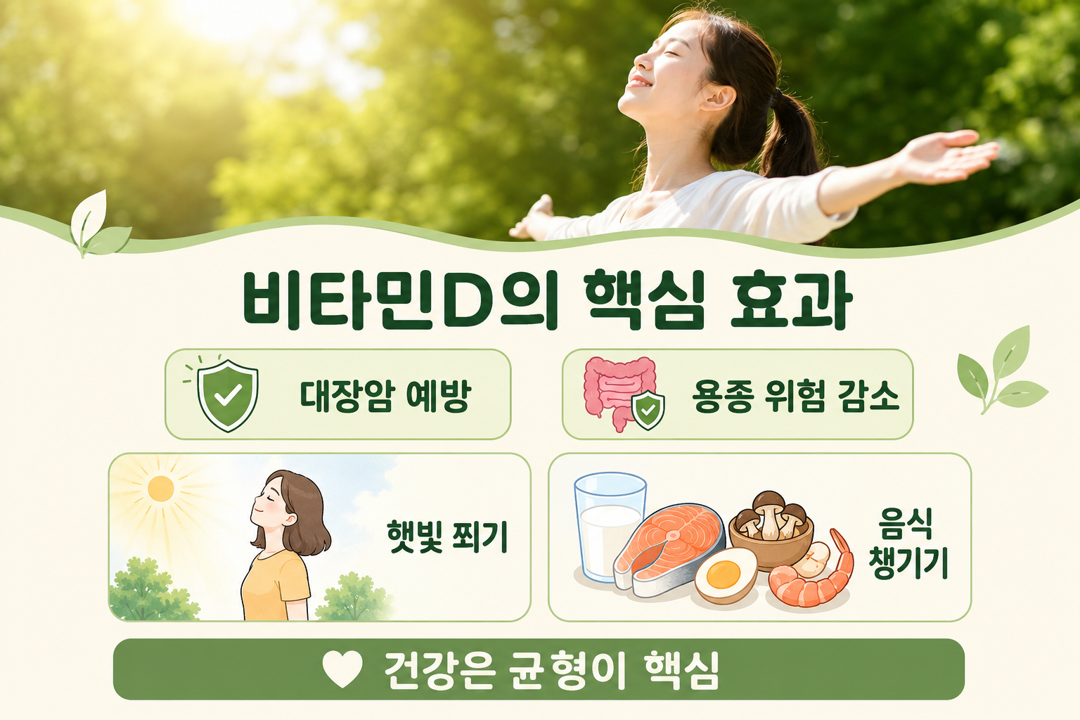 대장암 걱정된다면 비타민D 확인하세요, 용종 예방까지 주목받는 이유