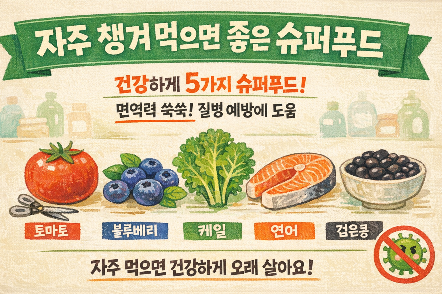 날씬하고 오래 살고 싶다면? 자주 먹어야 할 슈퍼푸드 7가지