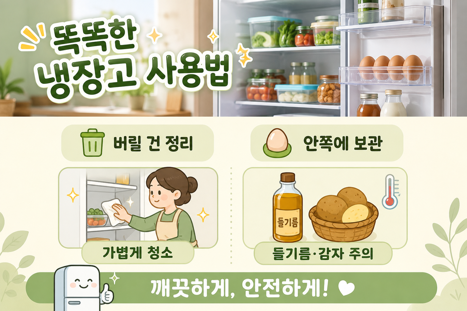 달걀 냉장고 문에 두면 안 되는 이유…여름철 음식 보관법