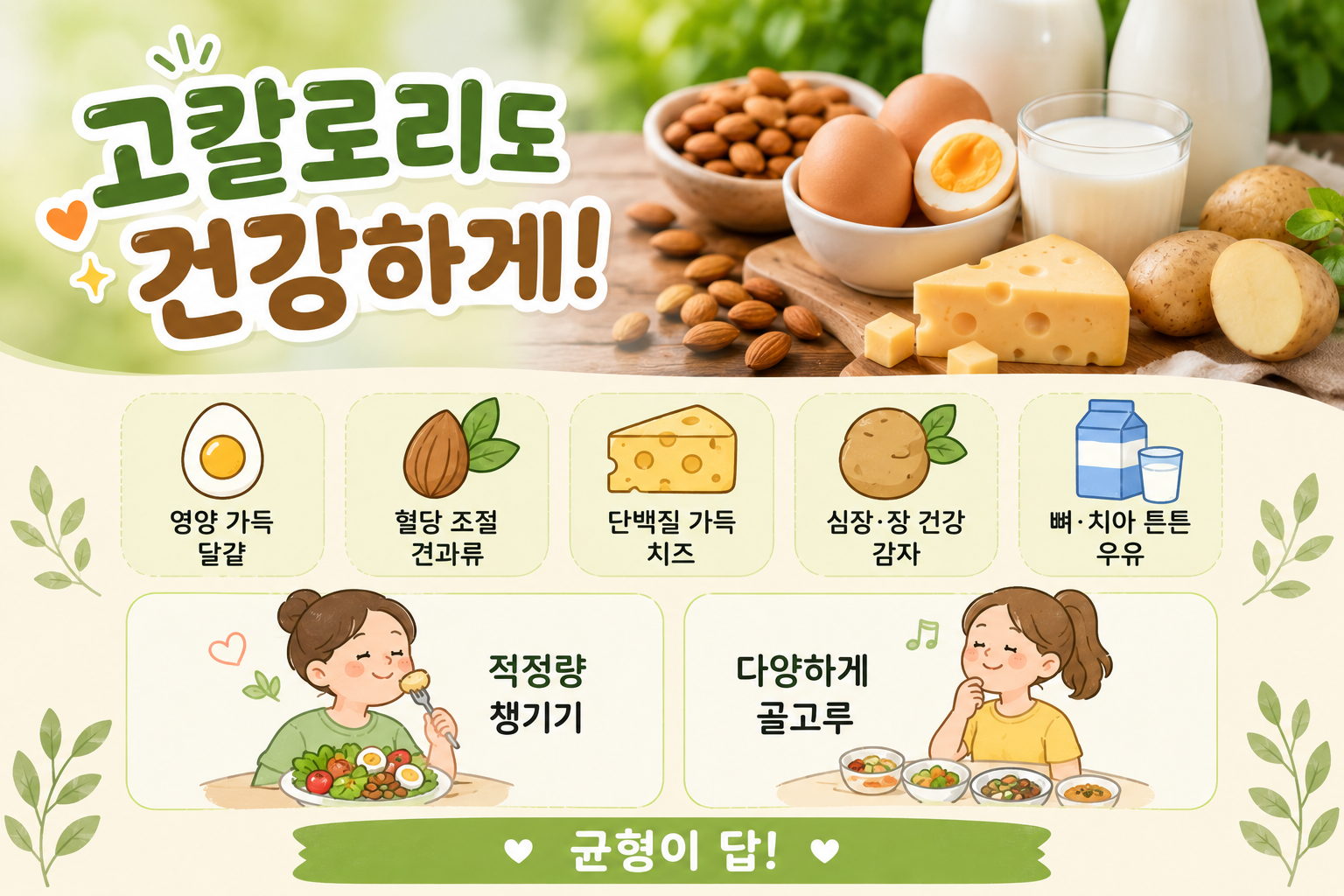 고칼로리인데 살 덜 찌는 음식 5가지, 다이어트 중 먹어도 되는 이유