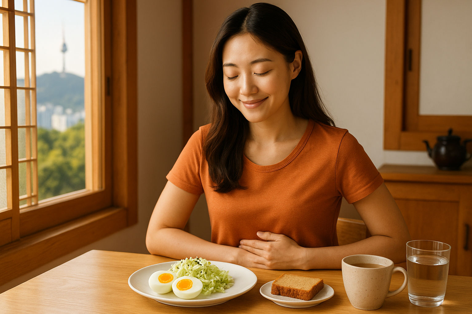 아침 공복엔 양배추·달걀 OK|혈당 안정·위점막 보호 효과·먹는 법·주의사항