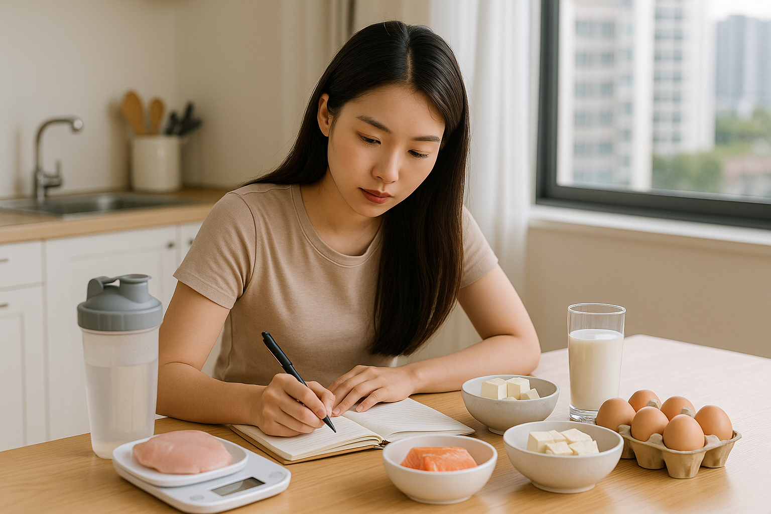 하루 단백질 섭취량 계산법: 체중별 권장량(WHO·한국영양학회), 운동·노인 기준과 음식 예시
