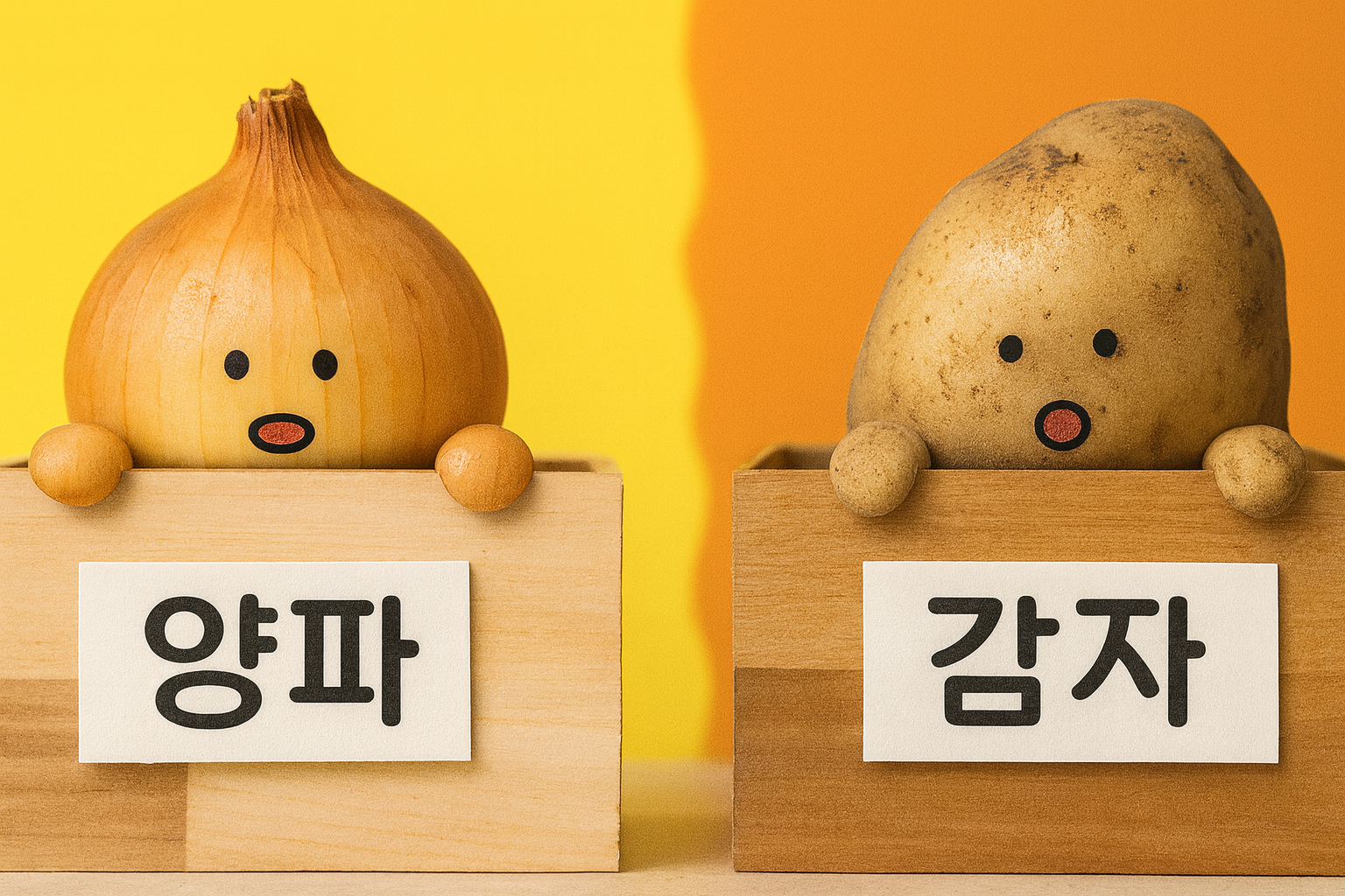 양파와 감자, 함께 두면 안 되는 이유