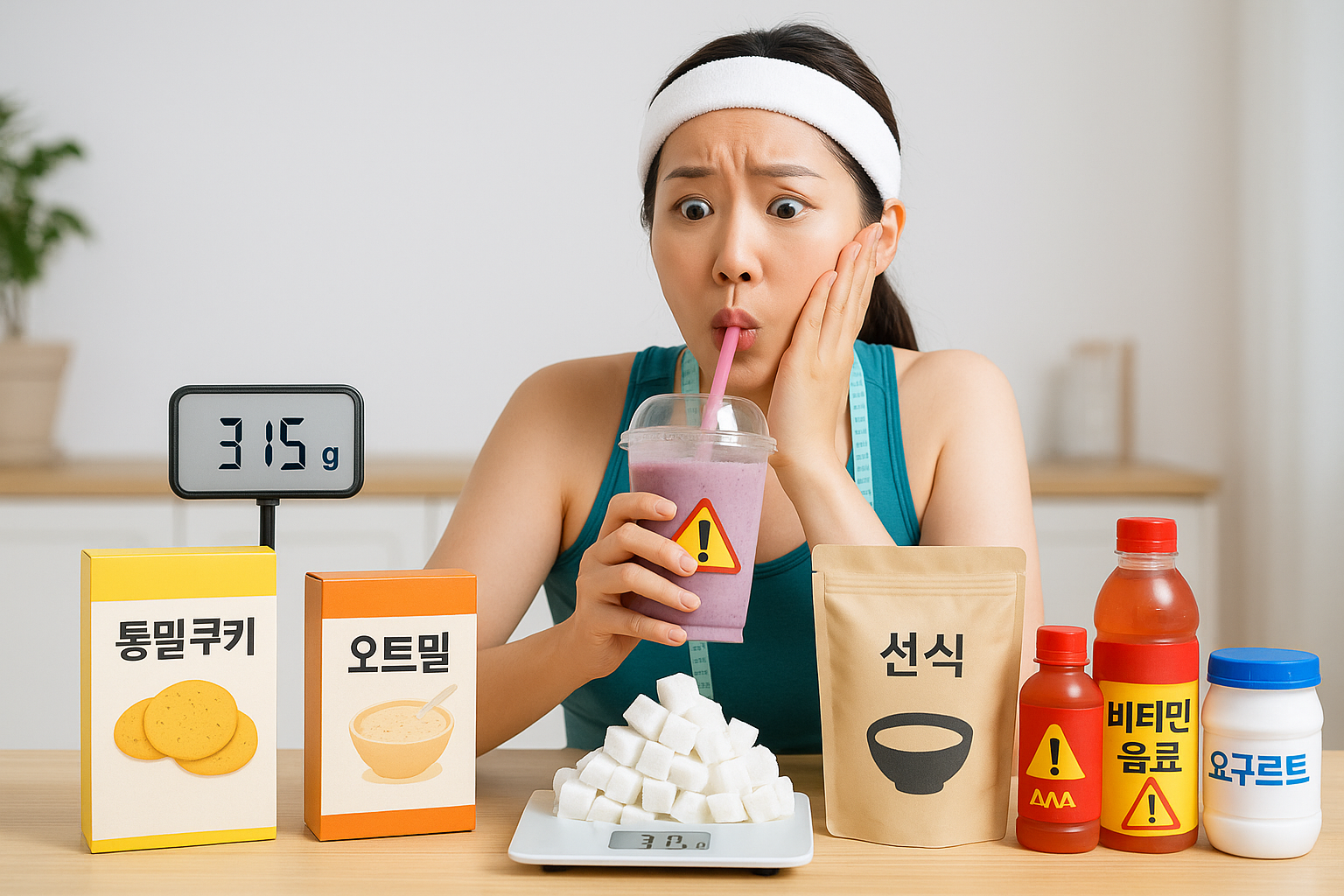 살 뺀다며 먹다 역효과! 다이어트 함정식품 6가지(스무디·통밀쿠키·오트밀 등)
