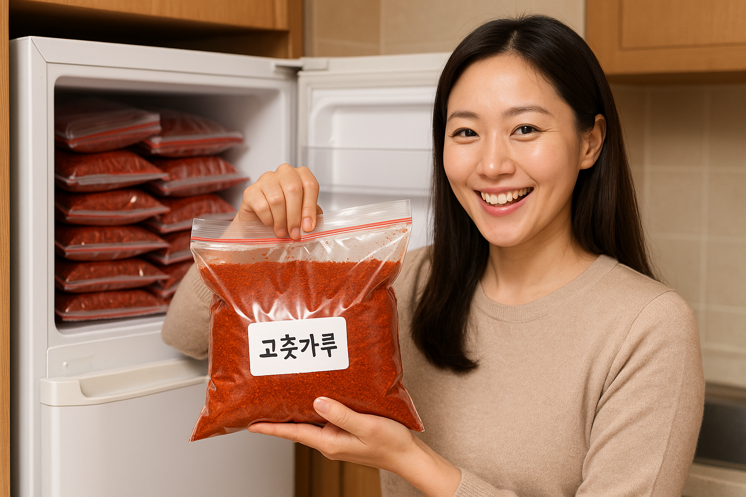 김장 후 남은 고춧가루, 밀봉해 냉동 보관하면 맛·향 오래 간다