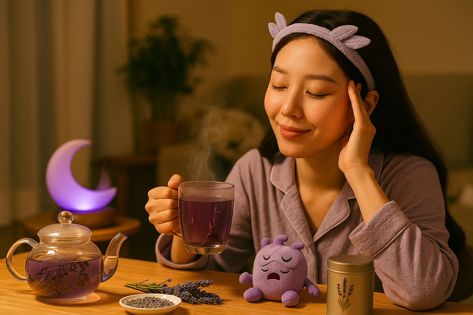 스트레스엔 라벤더차: 긴장 완화·불면증 개선에 도움 되는 마시는 법