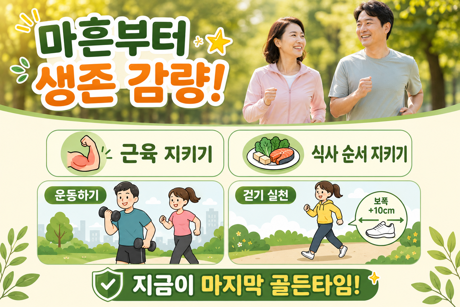 마흔 넘으면 안 빠지는 나잇살, 다이어트보다 생존 감량이 먼저입니다