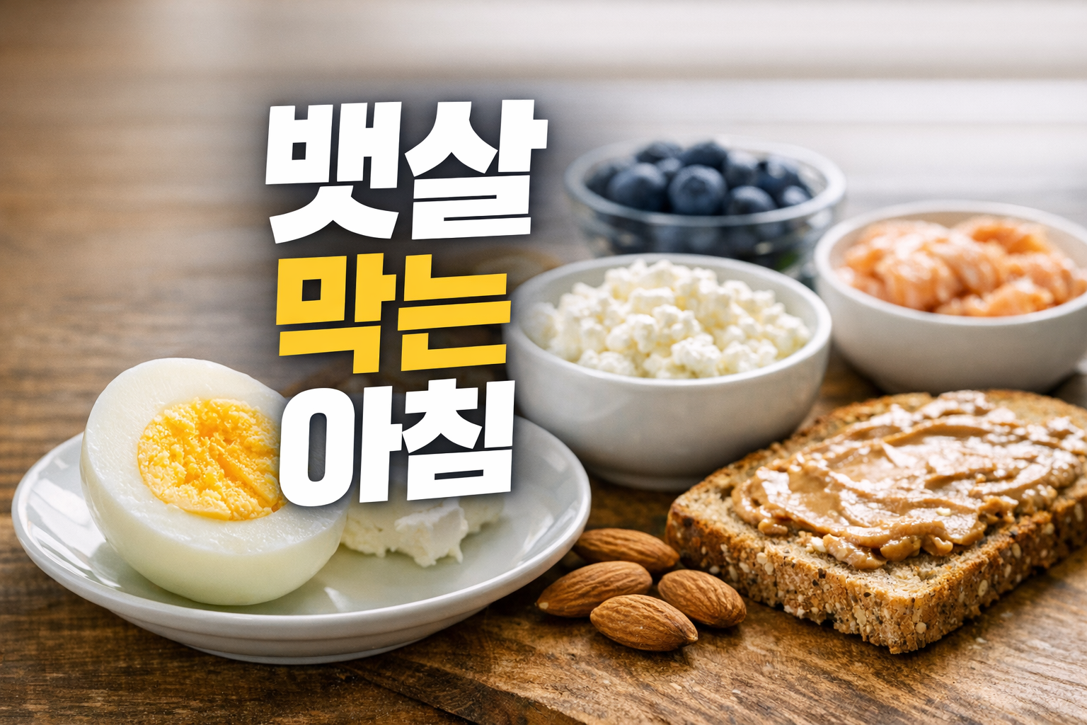 중년 뱃살, 아침에 달걀 먹으면 달라질까? 복부비만 막는 단백질 식단 5가지