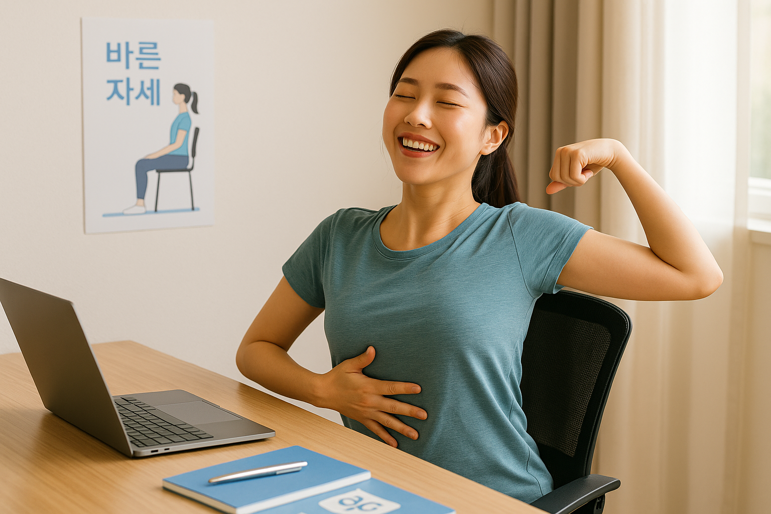 어깨만 편다고 바른 자세 아니다! 통증 줄이는 진짜 자세 교정법: 호흡·코어·가동성 총정리