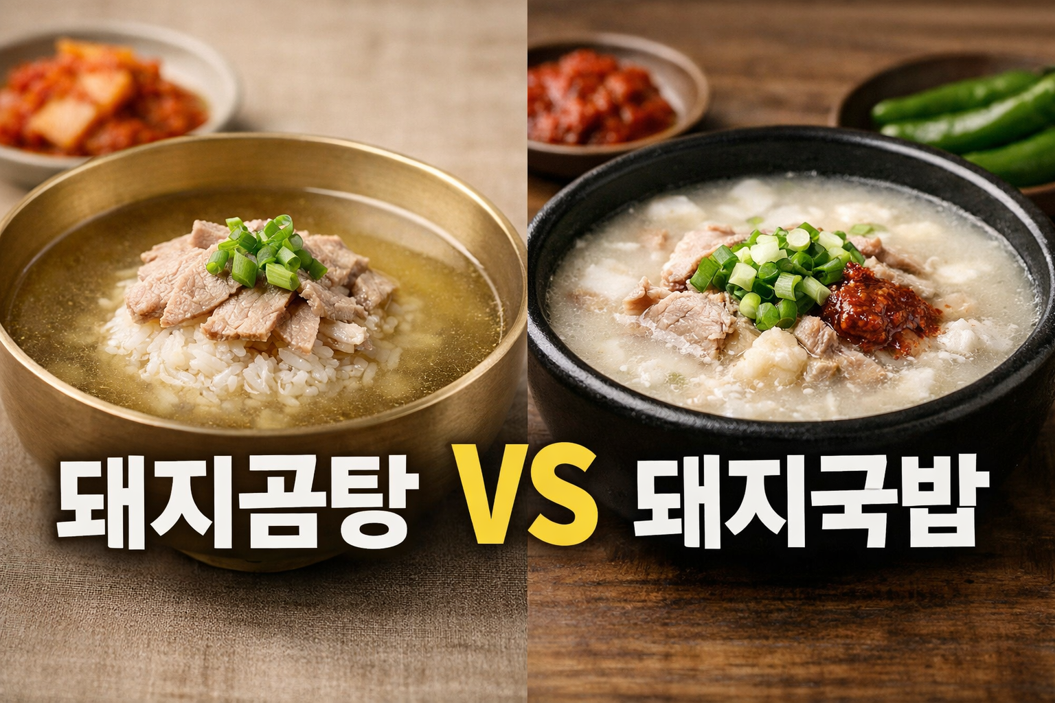 돼지곰탕과 돼지국밥 차이, 맑은 국물 vs 뽀얀 국물…옥동식 돼지곰탕이 주목받는 이유