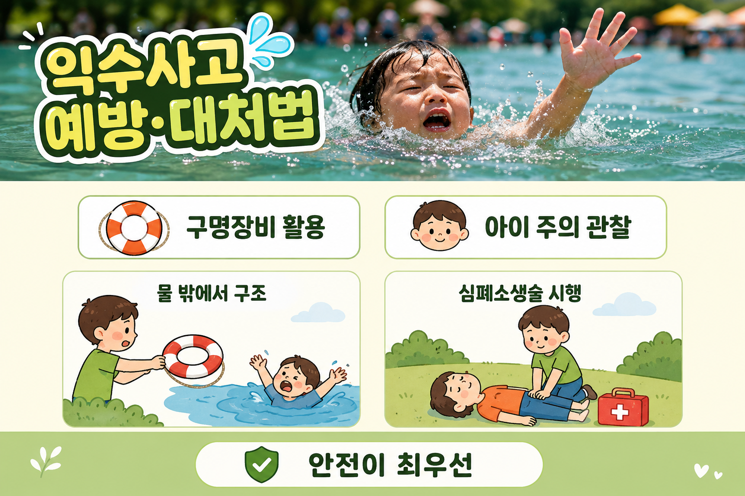 물장구로 착각하면 늦는다…물에 빠진 사람이 보내는 ‘조용한 익수’ 신호