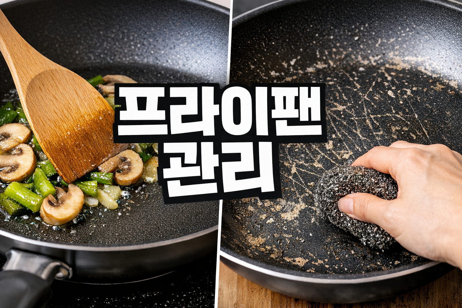 새 프라이팬인데 코팅 벗겨지는 이유? 오래 쓰는 관리법 7가지