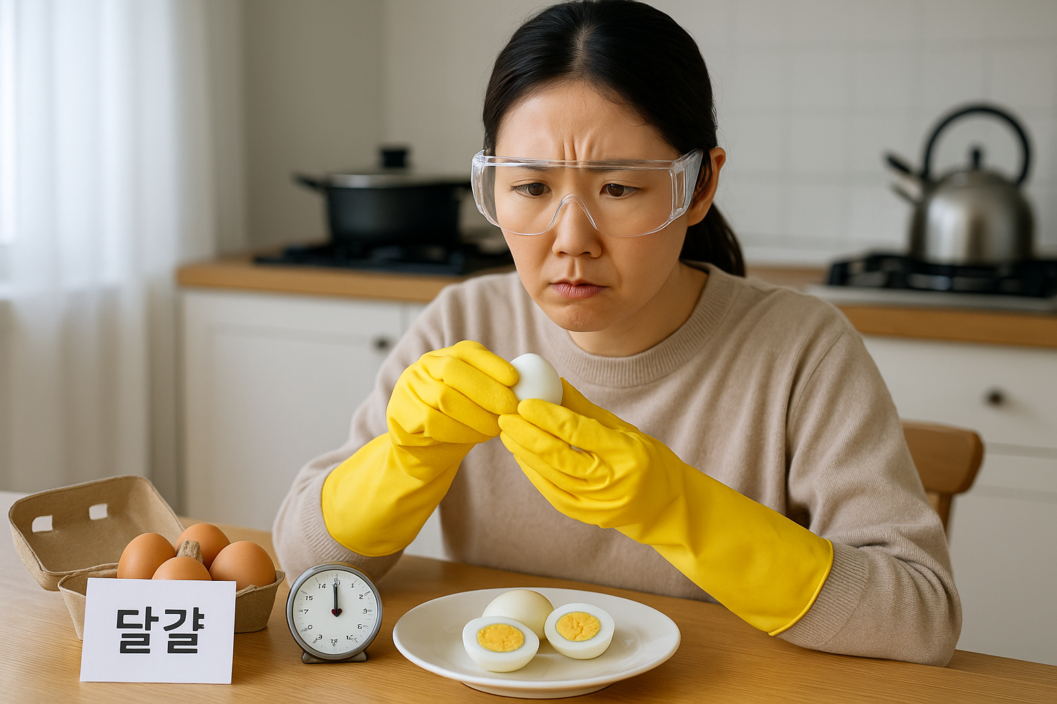 달걀 15분 삶으면 독? 녹변 현상·콜레스테롤 진실 총정리