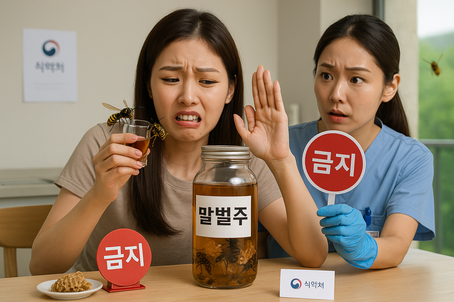 말벌주 정력효능 진실: 식약처 금지 원료·부작용·법적 위험 총정리