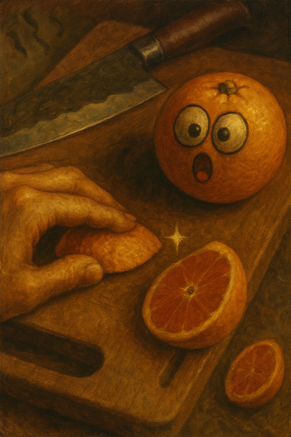 냄새 밴 나무 도마, 귤 껍질 하나면 해결됩니다🍊