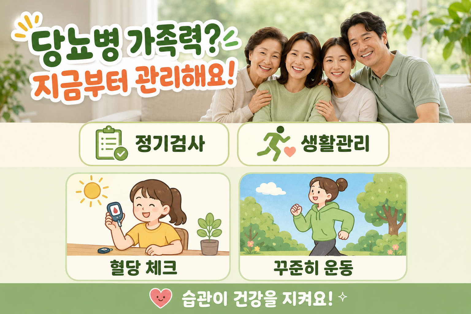 엄마도 할머니도 40대 당뇨…나도 같은 나이에? 꼭 받아야 할 검사 2가지