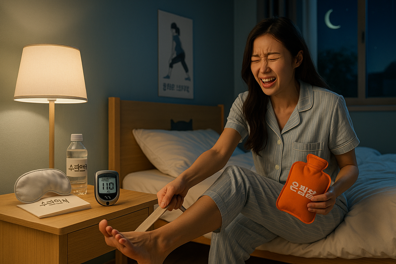 자는 동안 다리 경련, 당뇨 위험 72%↑? 원인과 대처법