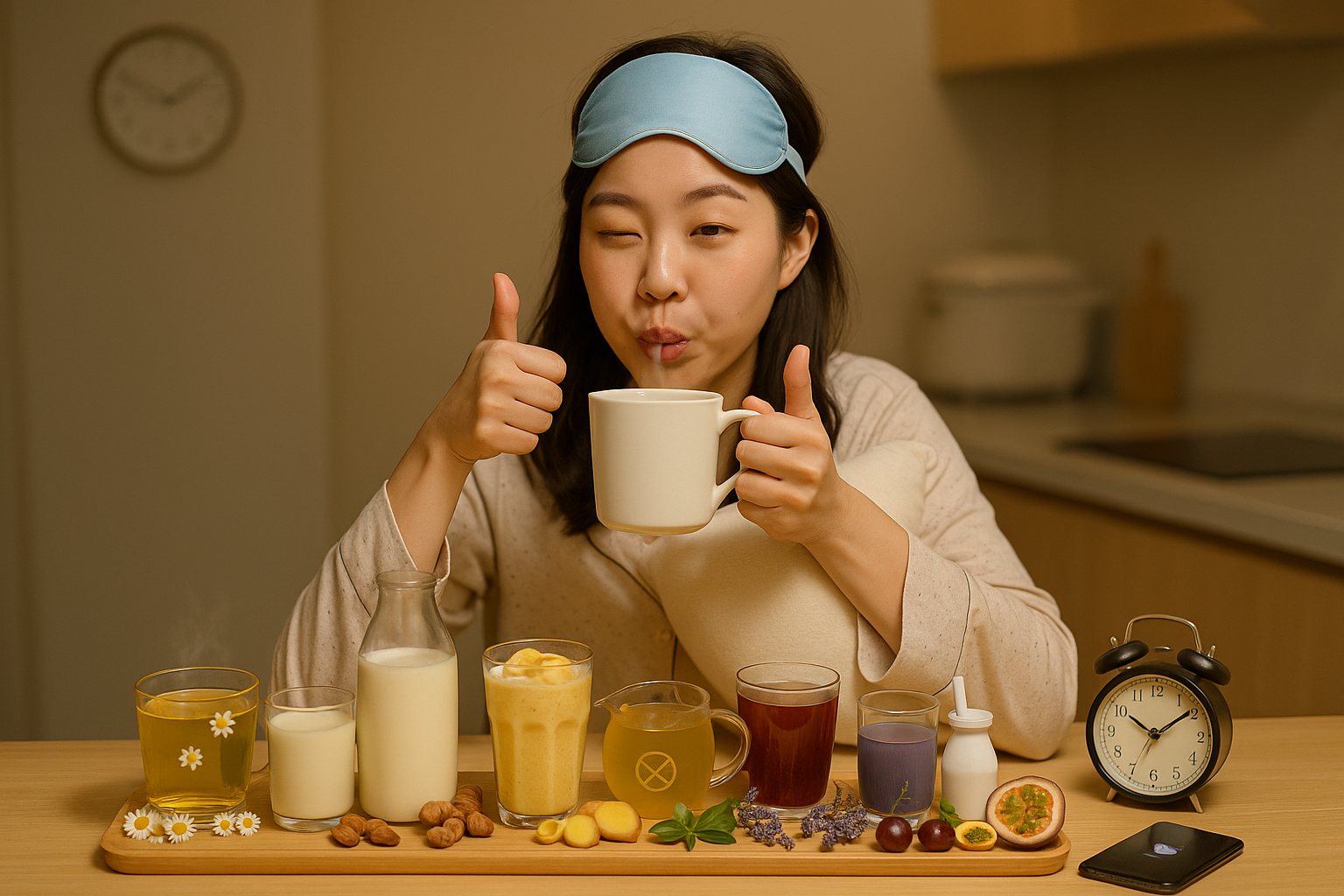아침이 달라지는 꿀잠 수면음료 10가지｜자기 전 한 잔 가이드
