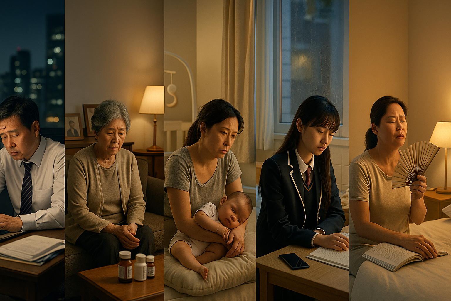 연령별 우울증 초기증상과 자가진단 테스트: 중년·노인·산후·청소년·갱년기 체크