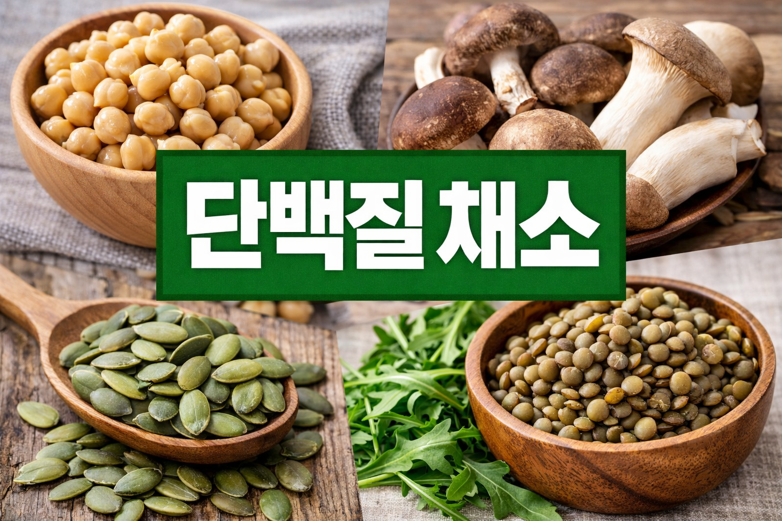 채식주의자라면 꼭 챙기세요…단백질 풍부한 채소 5가지, 버섯·병아리콩·렌틸콩까지