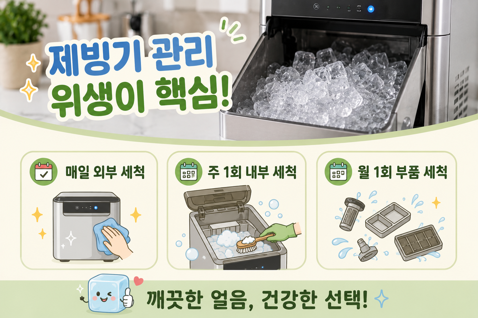 카페 얼음 안심해도 될까? 제빙기 얼음 409건 중 4건 세균 기준 초과