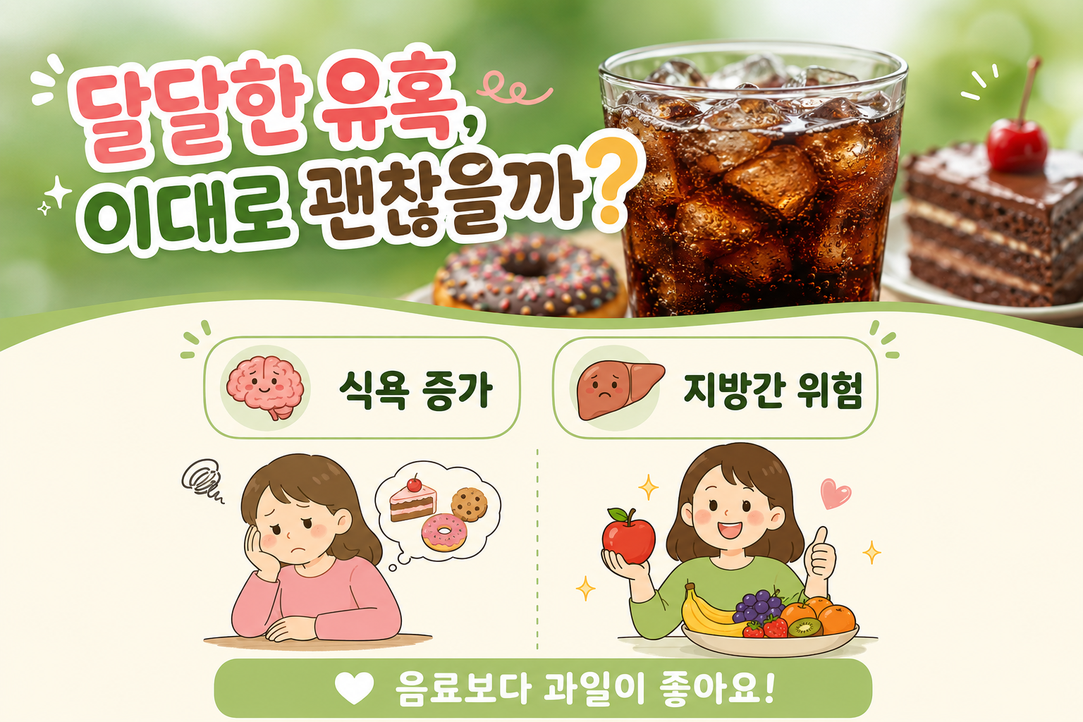 살 빼려면 반드시 줄여야 할 액상과당, 지방간·당뇨 위험 높이는 이유