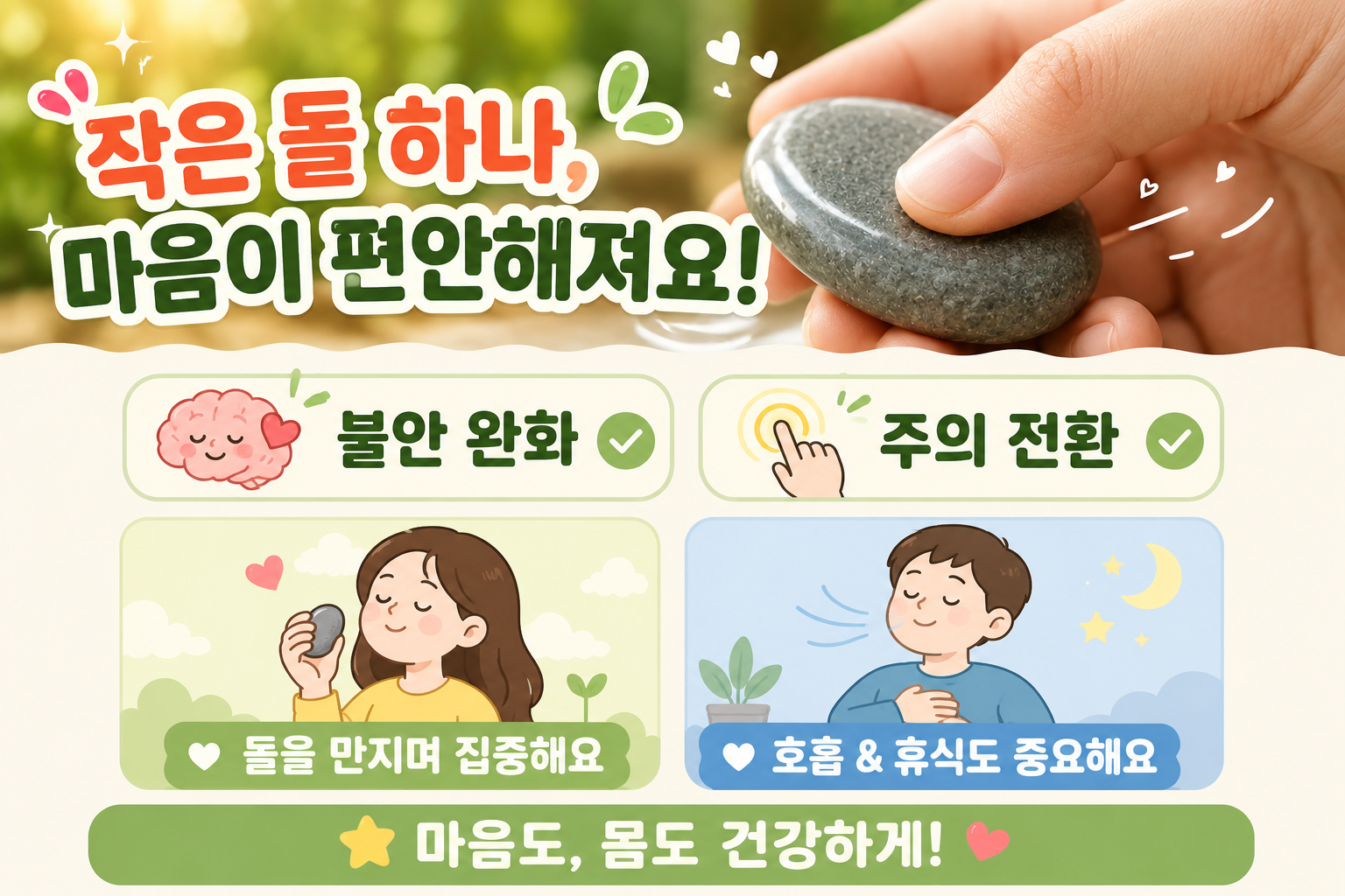 요즘 2030이 만지는 워리스톤, 불안을 잠재우는 촉각의 과학