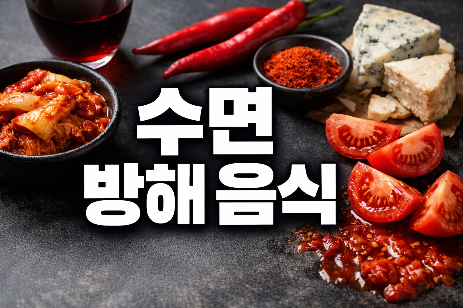 밤에 잠이 안 오는 이유? 자기 전 먹으면 숙면 망치는 음식 5가지