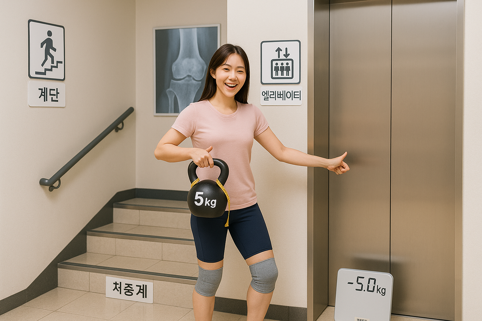 5kg만 빼도 10년 뒤 무릎관절염 위험 50% 이상 감소