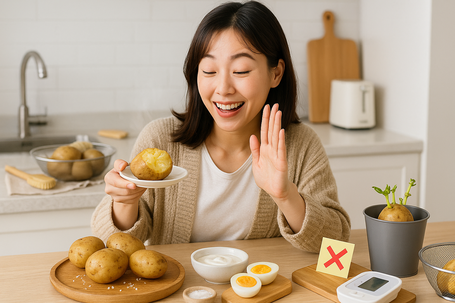 삶은 감자 효능·부작용 총정리 | GI·저항성 전분·칼로리·먹는 법