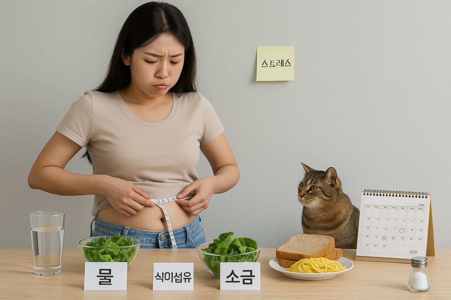 속 더부룩·배 빵빵? 갑작스런 체중 증가의 8가지 원인과 해결법