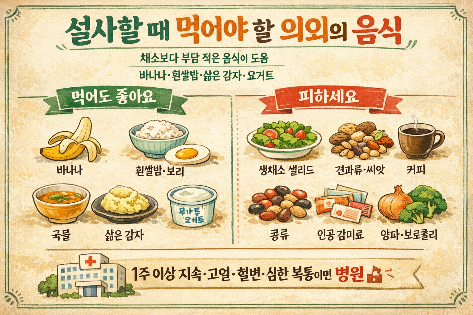 설사할 때 좋은 음식 6가지와 피해야 할 음식, 의외로 도움 되는 으깬 감자
