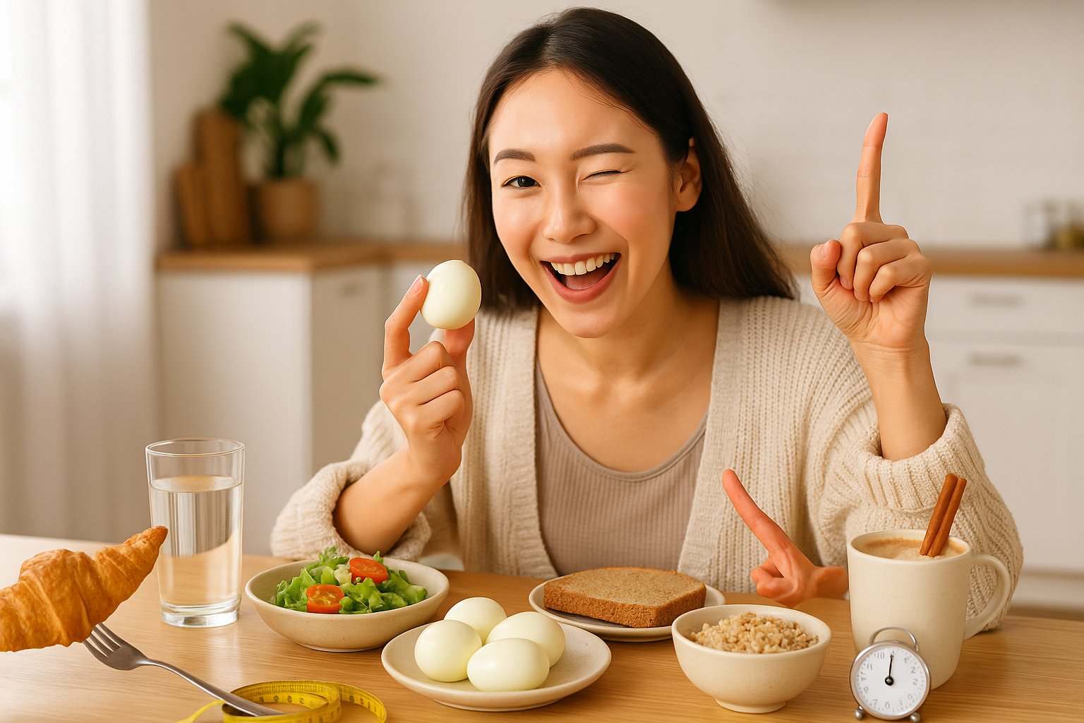 아침 공복에 달걀 2개? 혈당 스파이크 억제·과식 예방하는 식사 순서