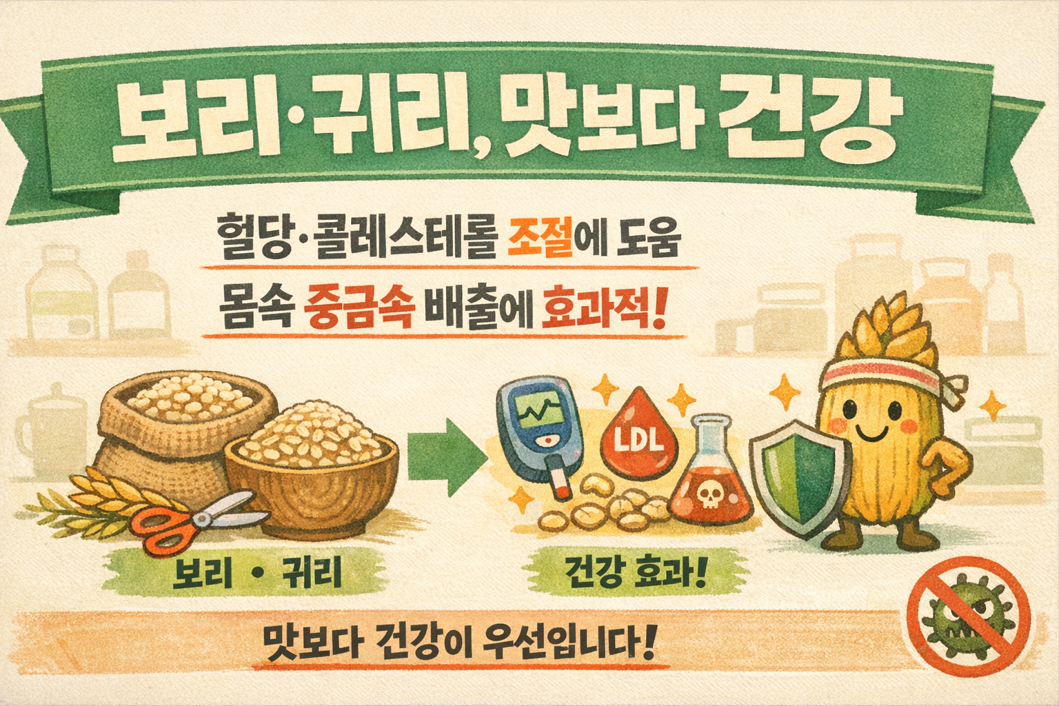 보리밥 귀리 효능, 혈당·콜레스테롤 잡고 중금속 배출까지