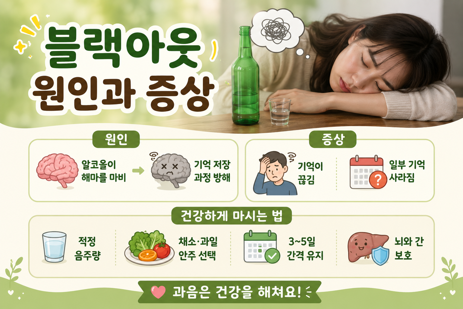 술 마신 뒤 필름 끊김, 블랙아웃 반복되면 치매 위험 신호