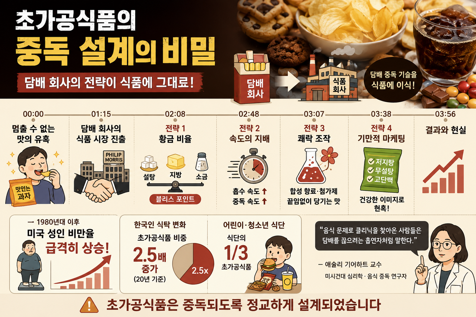 초가공식품 못 끊는 진짜 이유, 의지가 아니라 ‘설계된 중독’이었다