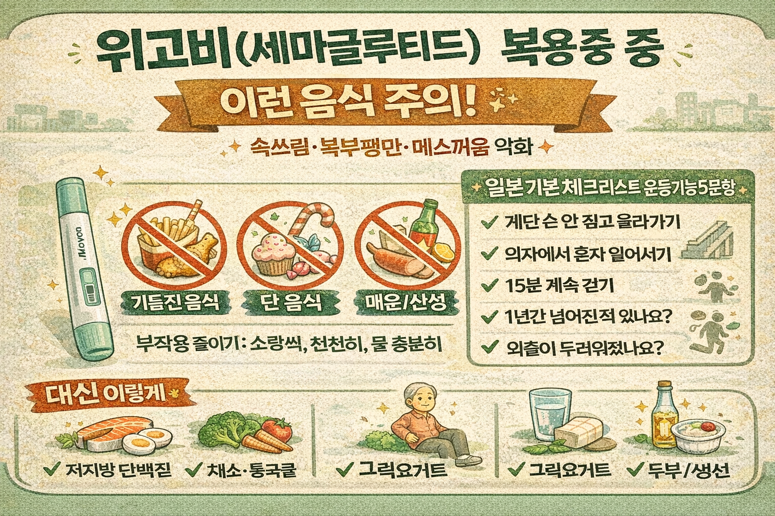 위고비(세마글루티드) 부작용 키우는 음식 6가지…기름진 음식·탄산·술 특히 주의