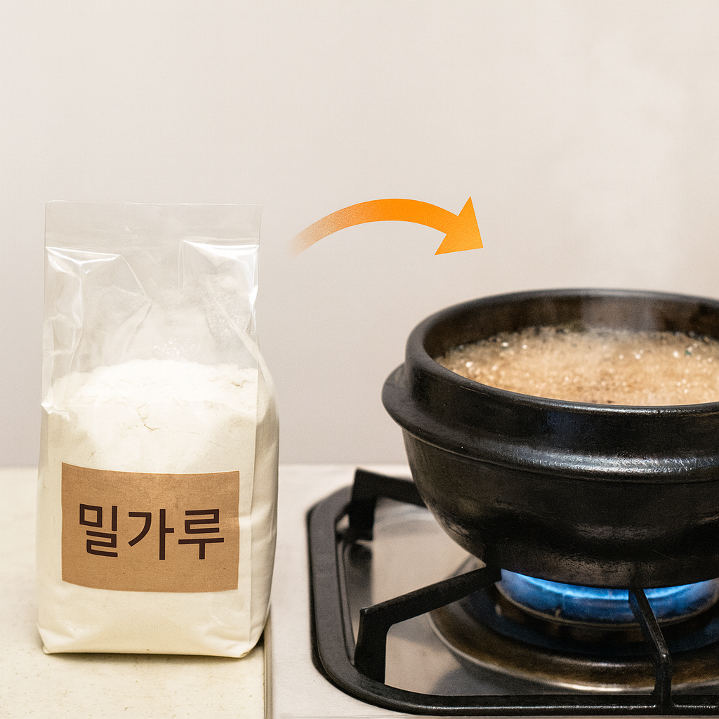 뚝배기 설거지는 밀가루로 깔끔하게! 숨은 비법 공개
