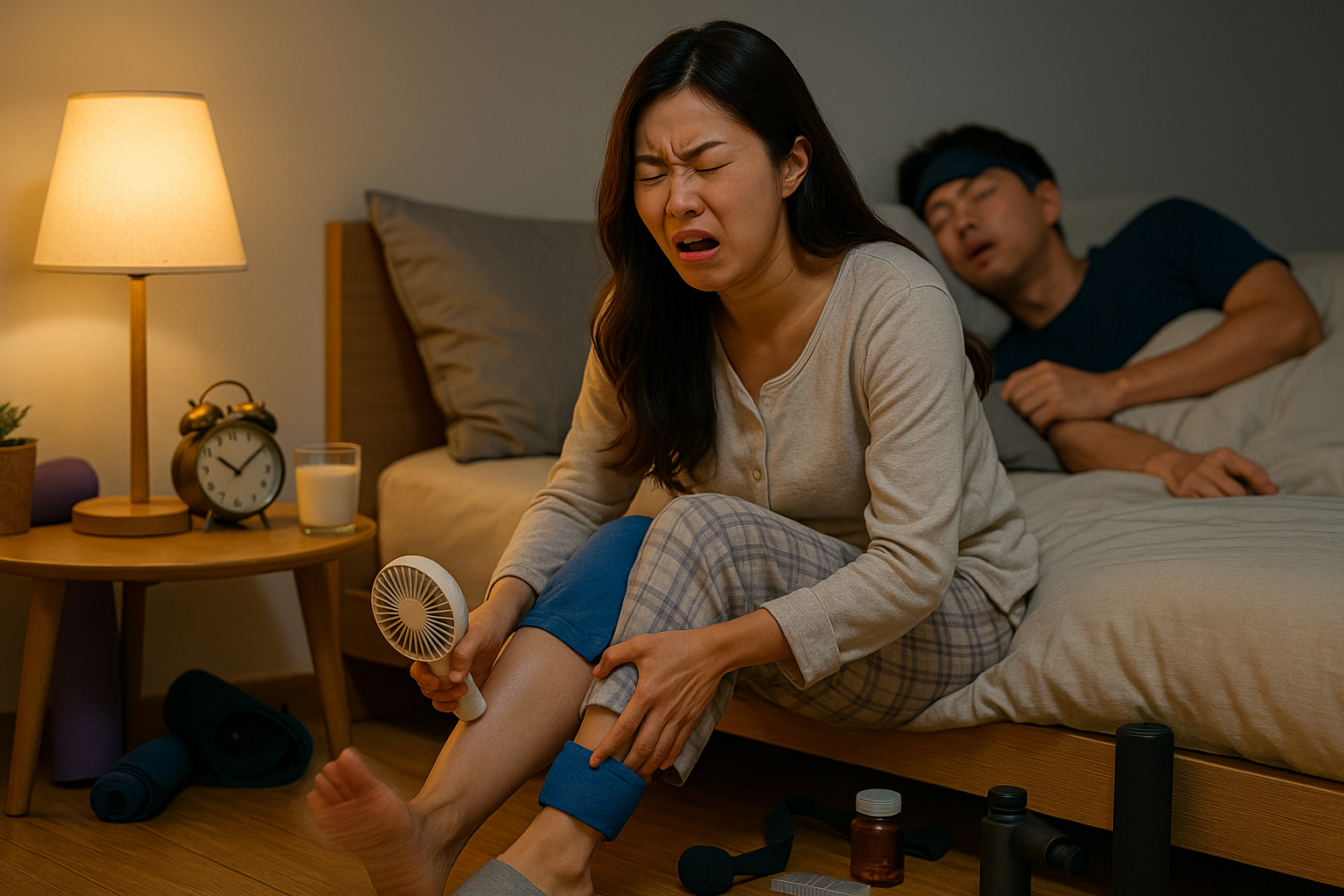 다리 찌릿·당김, 불안다리증후군(RLS)? 파킨슨병 위험·치료 핵심