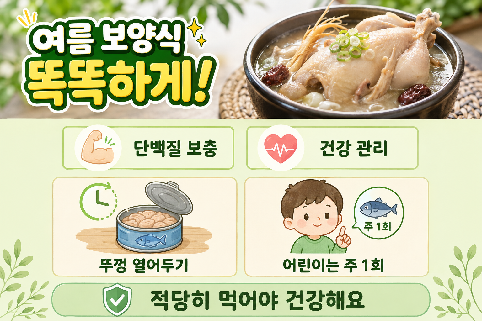 삼계탕보다 단백질 1.8배 많은 참치, 여름 보양식으로 먹어도 될까?