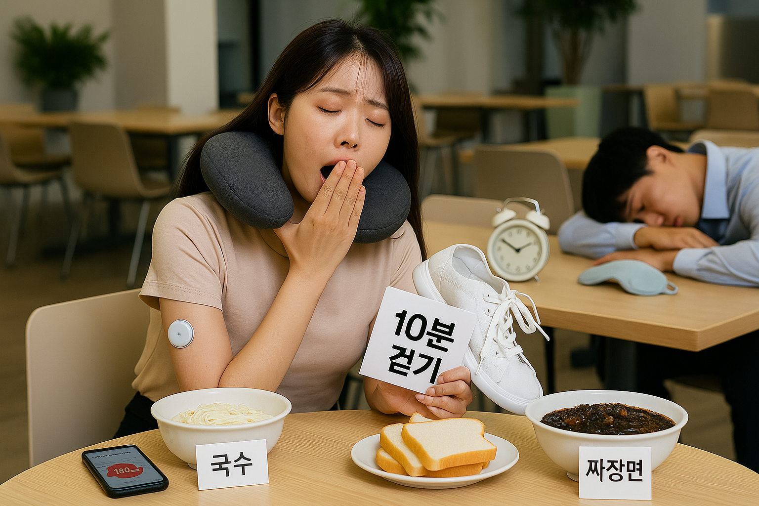 밥·면 많이 먹고 왜 이렇게 졸릴까? ‘혈당 스파이크’가 답…낮잠 미루고 10분 걷기가 해법