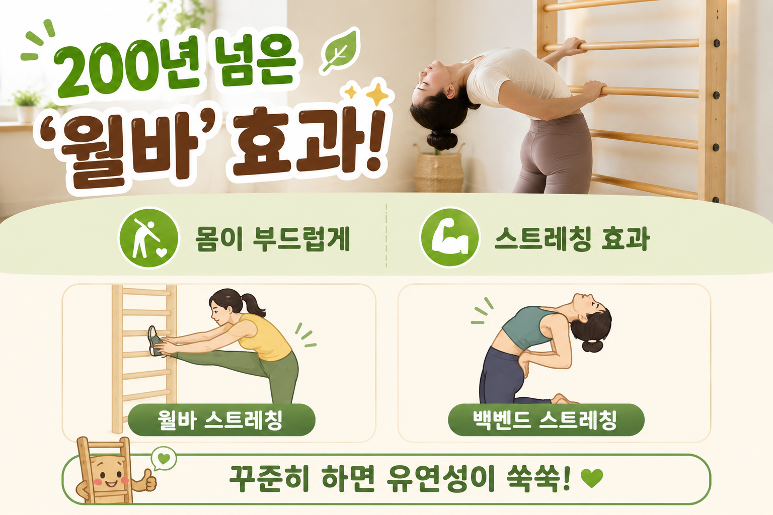 200년 된 월바, 굳은 몸이 풀린다? 박진영 백벤드 효과와 주의사항