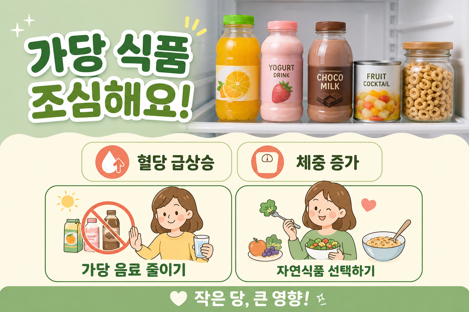 밥·면만 줄여선 부족하다…과일주스부터 혈당 스파이크 부르는 숨은 당 식품 5가지