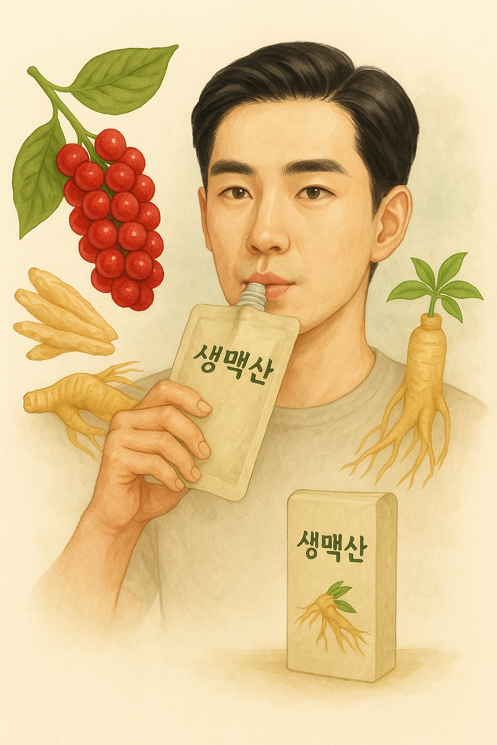 오미자, 맥문동, 인삼의 조합? 내 몸을 살리는 한방 레시피✨