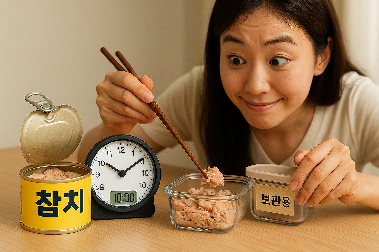 참치캔, 왜 바로 먹으면 안 될까? 퓨란 줄이는 10분 기다림과 안전 보관법