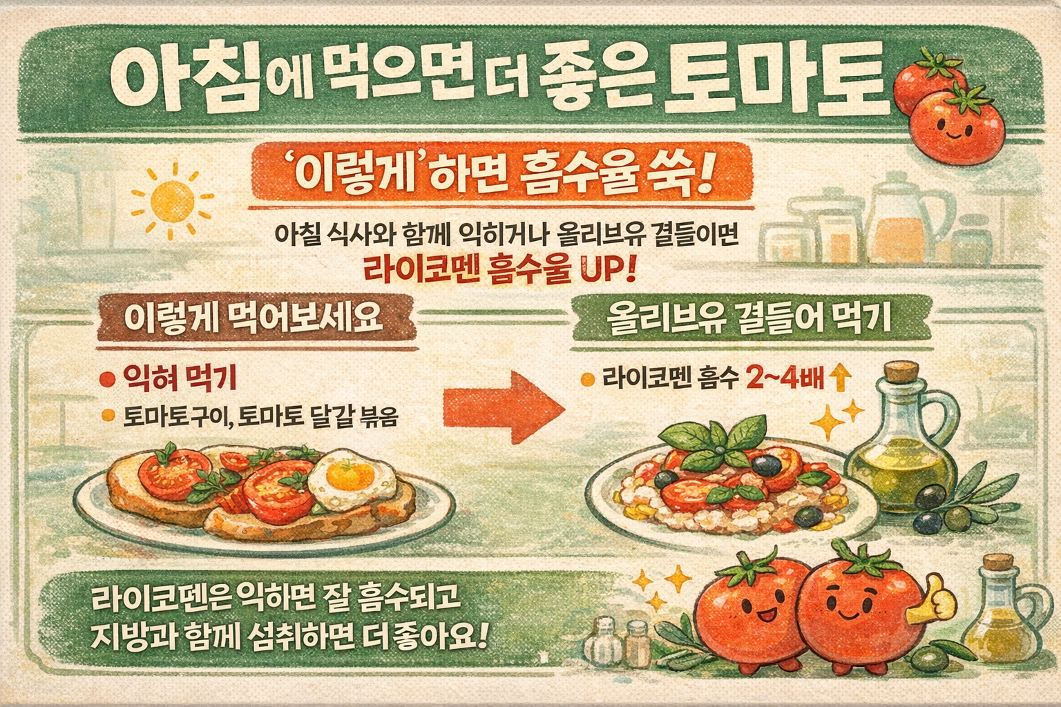 아침 토마토, 이렇게 먹어야 효과 좋다…라이코펜 흡수율 높이는 방법