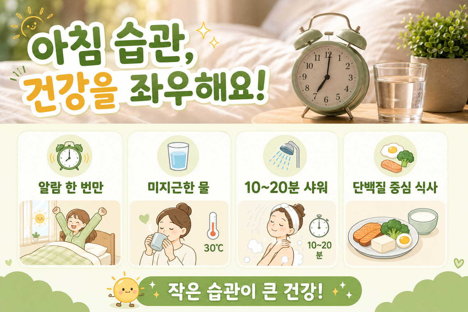 운동해도 건강 망치는 아침 습관 4가지, 오늘부터 바꾸세요