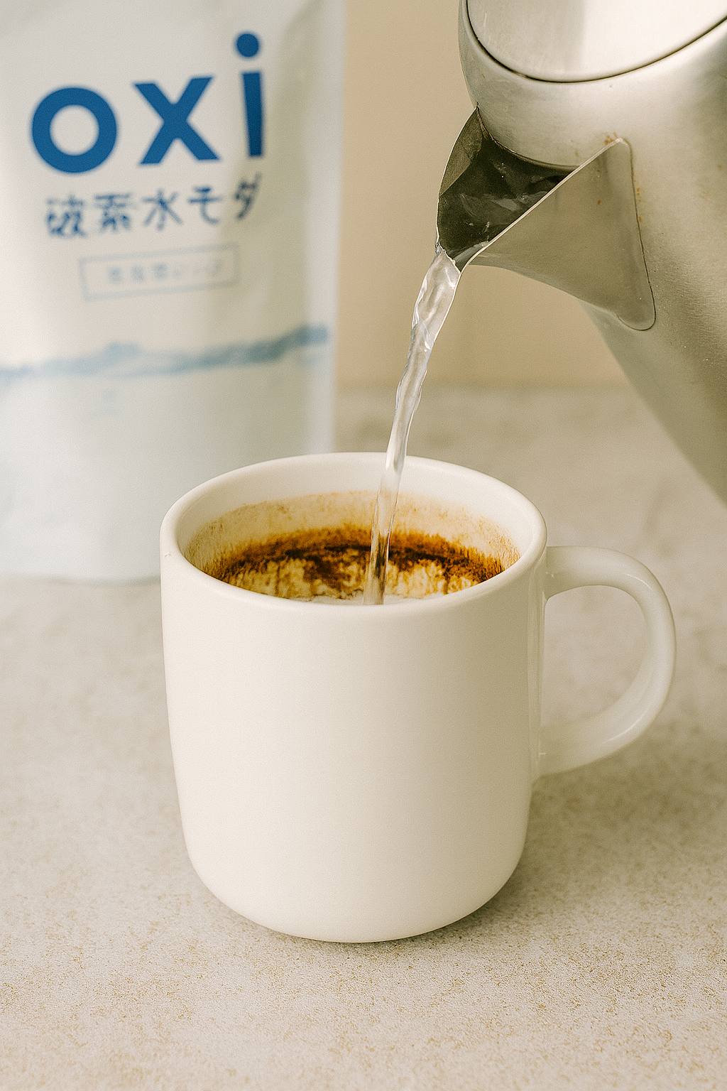머그컵 얼룩, 과탄산소다로 말끔하게!